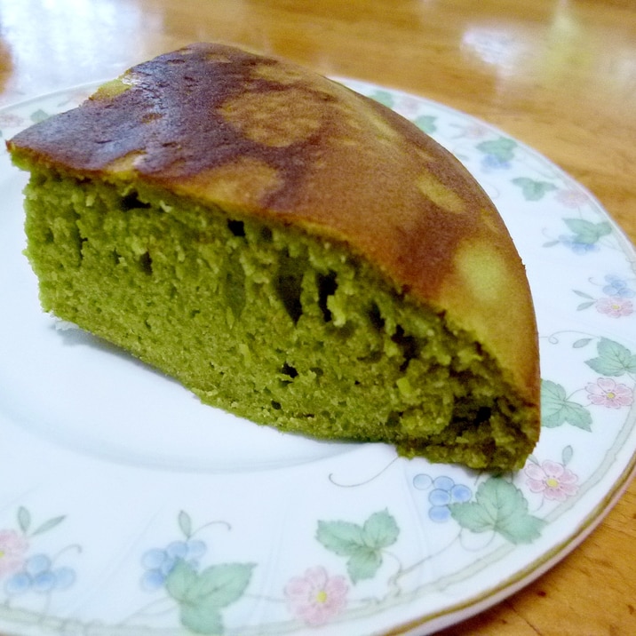 ☆炊飯器で簡単抹茶ケーキ